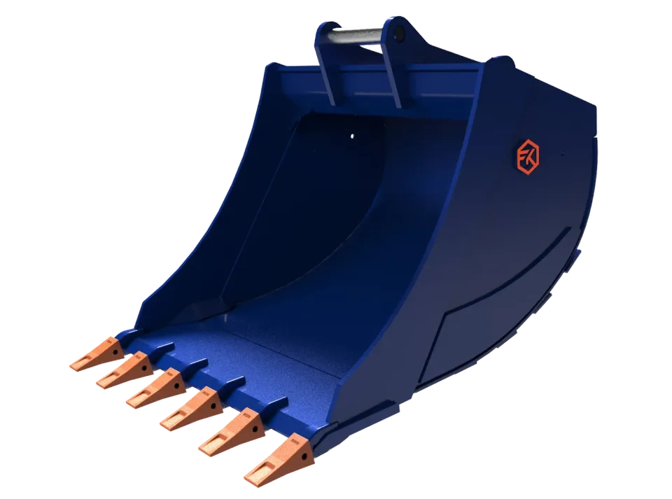 FK Machinery 10-12T Tieflöffel mit Zähnen Bagger