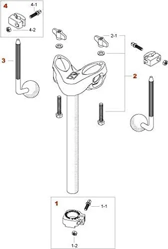 TAMA Memory Lock ML254TU Klammer 25,4 mm Smoked Nickel
