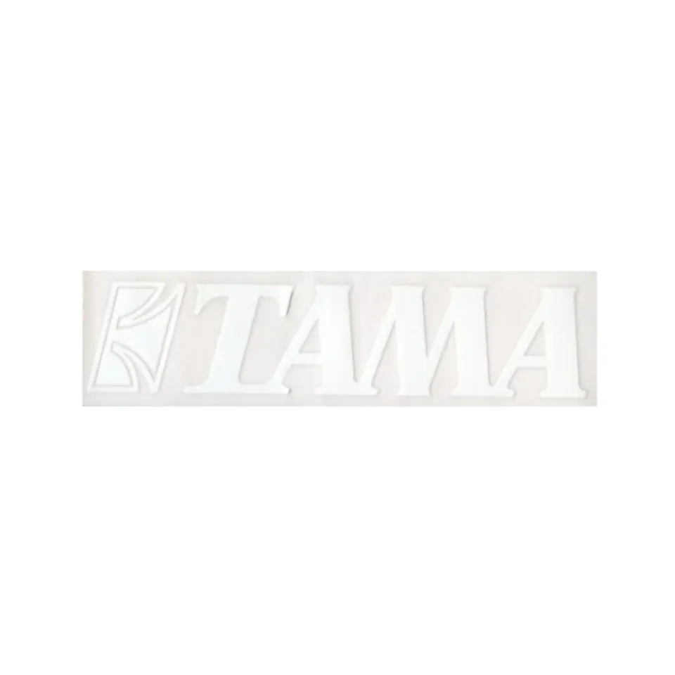 Tama TLS100WH Logo Aufkleber Weiß Large 230 mm