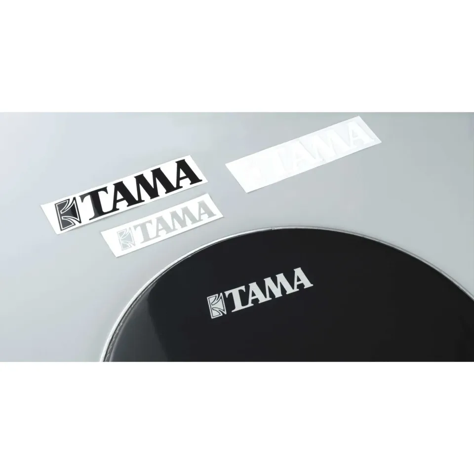 Tama Logo TLS70BK Sticker 150x35mm Schwarz selbstklebend