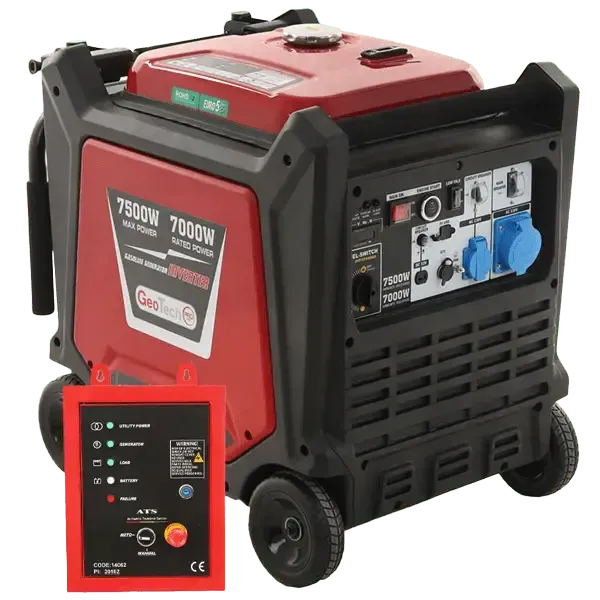 GeoTech Pro PTGA 9000 Inverter-Stromerzeuger 7 kW leise