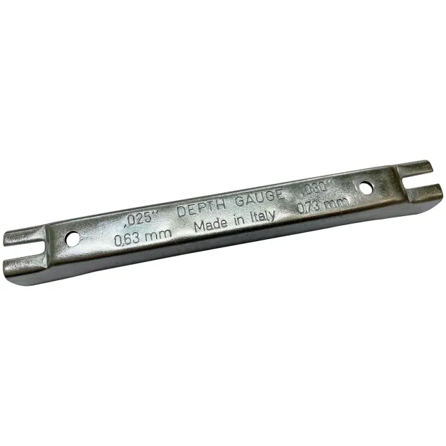 Quebag Tiefenbegrenzer Lehre Feilenlehre 0,63/0,73 mm