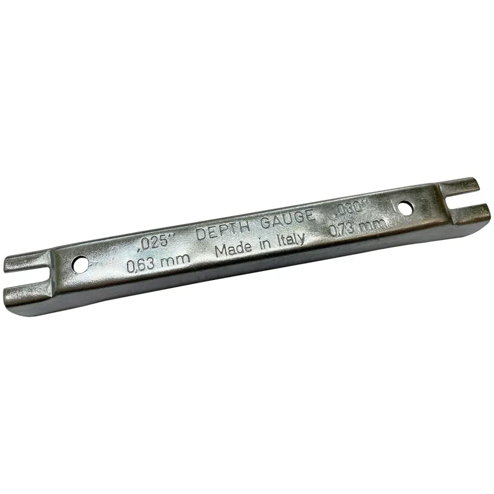 Quebag Tiefenbegrenzer Lehre Feilenlehre 0,63/0,73 mm