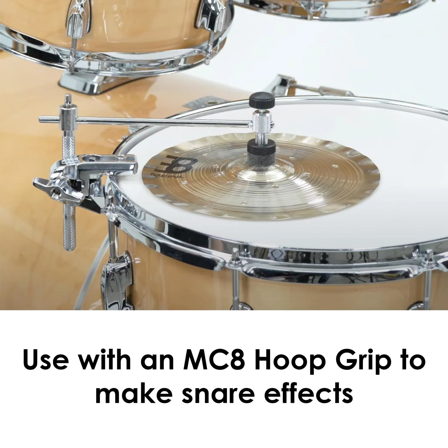 Tama HCA20 Beckenhalter L-Rod Chrom für Snare-Montage