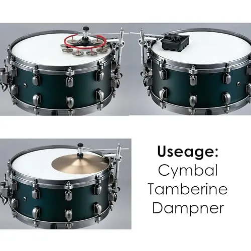 Tama HCA20 Beckenhalter L-Rod Chrom für Snare-Montage