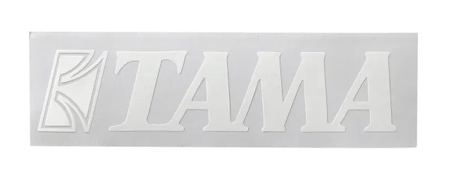 Tama TLS70WH Logo Sticker weiß 150x35 mm