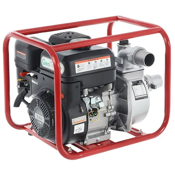 GeoTech Pro LP 50 V Benzin-Wasserpumpe 2 Zoll 500 l/min