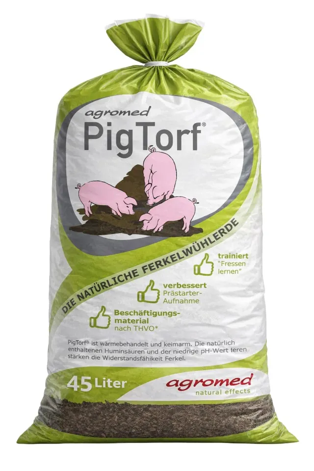 QUEBAG PigTorf Ferkelwühlerde 45 Liter Naturtorf