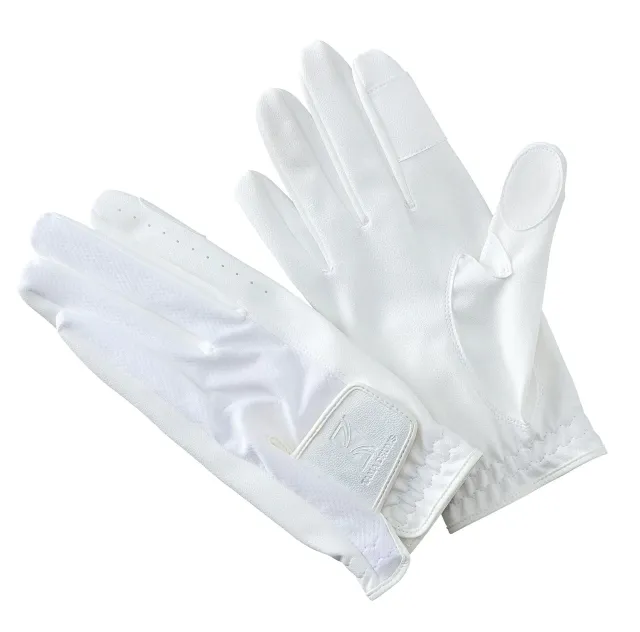 Tama TDG10WHL Drummer Handschuhe L Weiß Kunstleder