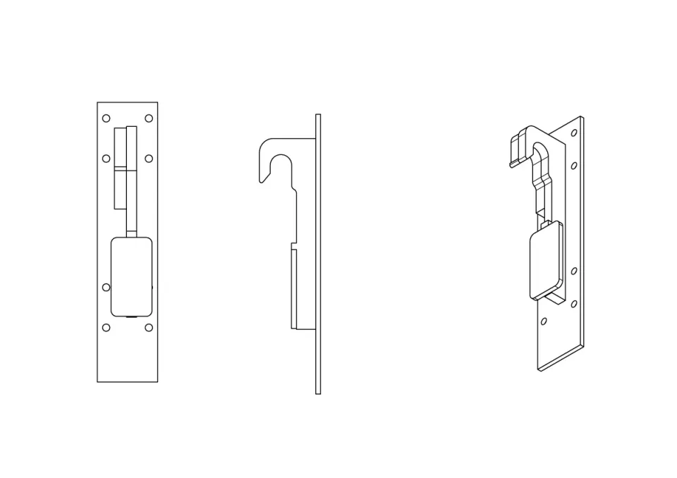 Spread-a-Bale Merlo 3 Piece Side Aufnahme Adapter