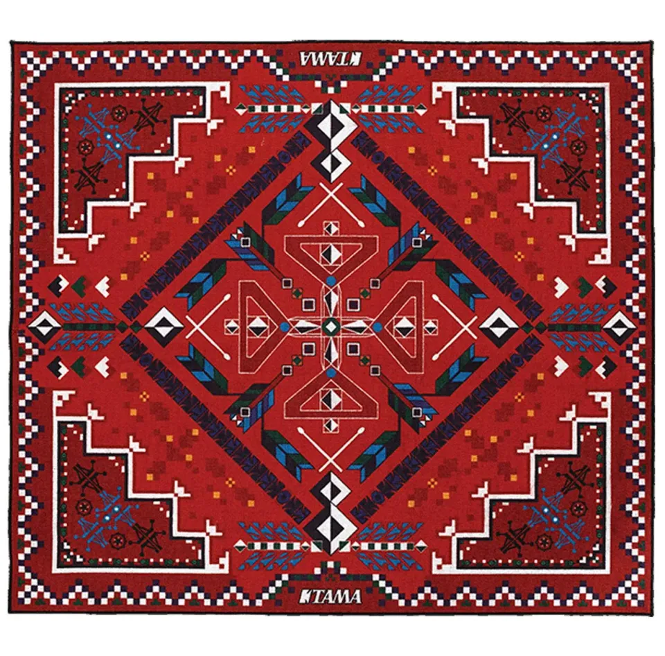 Tama TDR-SW Drum-Teppich Southwest Rot 180x200 cm