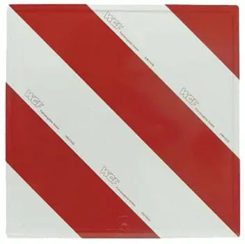 QUEBAG Warntafel 423x423 mm Warnschild beidseitig reflektierend