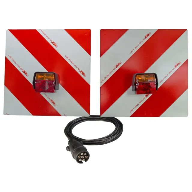 Quebag Warntafelsatz Einseitig 43785 Beleuchtet