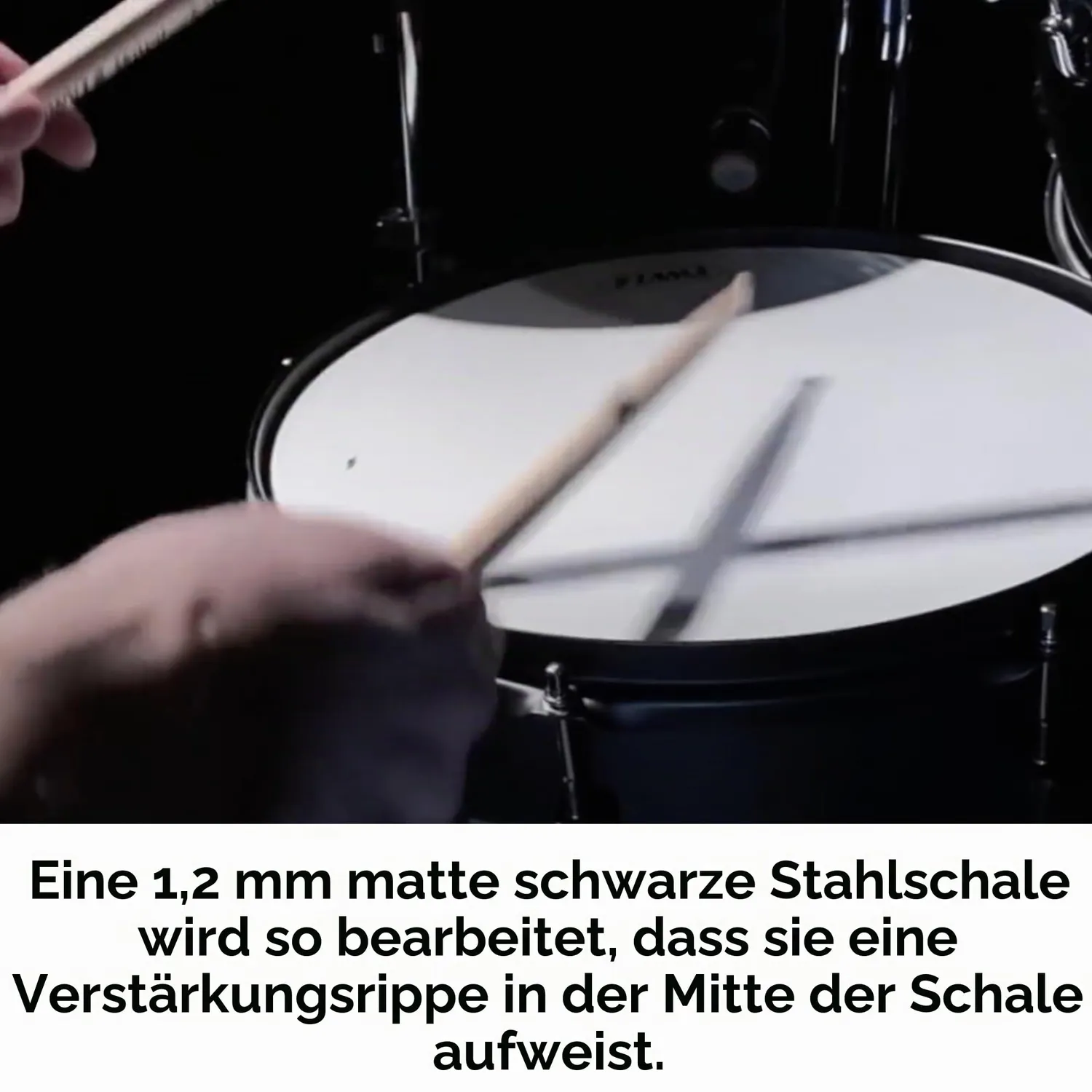 Tama Metalworks BST1465BK Snare Drum 14x6,5 Stahl schwarz