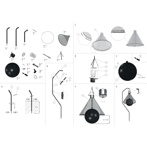 Kerbl TAON-X Gestellrohr 323521 Ersatzteil Bremsenfalle