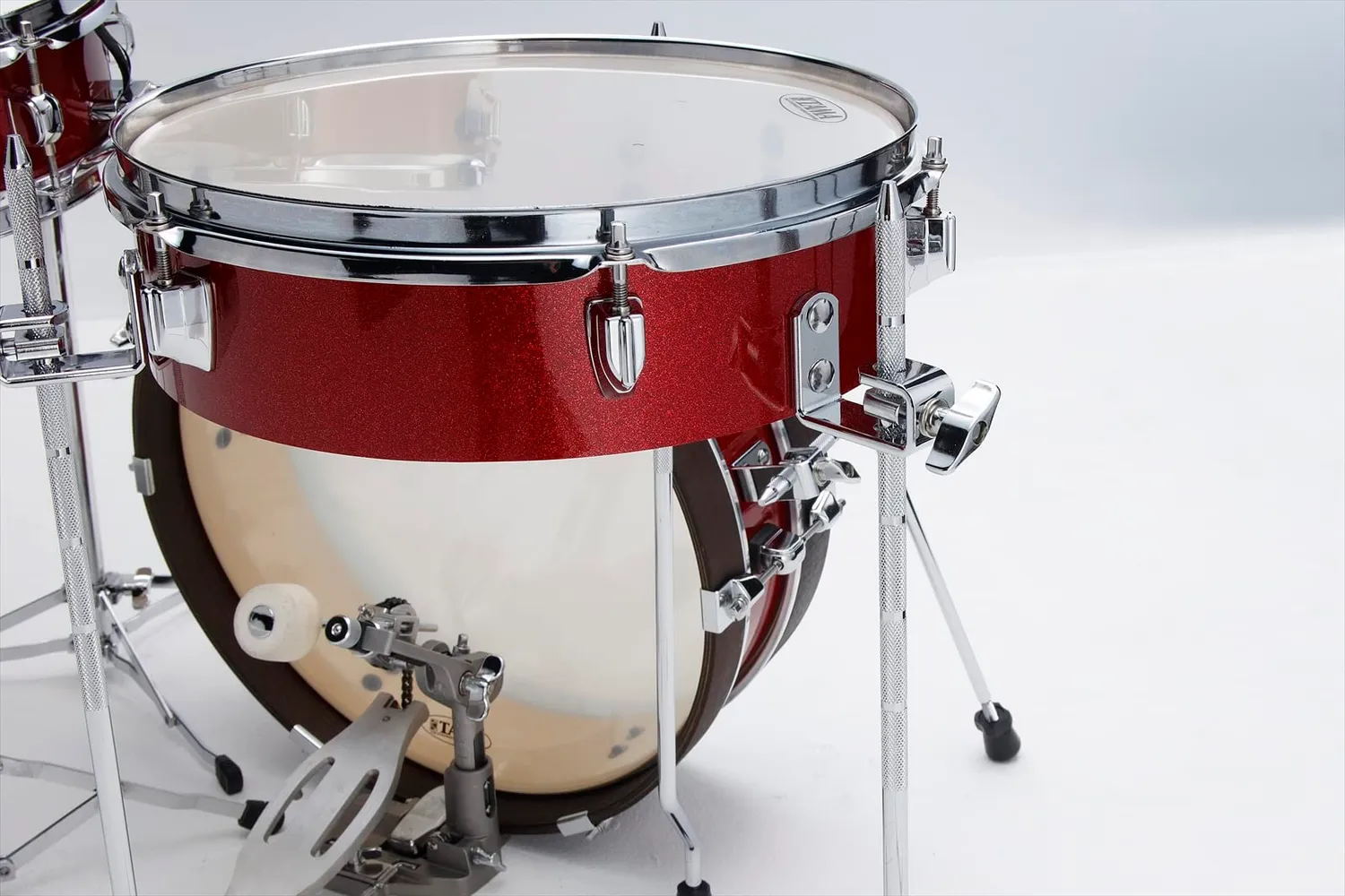 Tama Club-Jam LJK48P Pancake Schlagzeug Burnt Red Mist 4-tlg