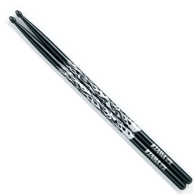 Tama O7A-F-BS Drumsticks Paar schwarz 390mm Eiche