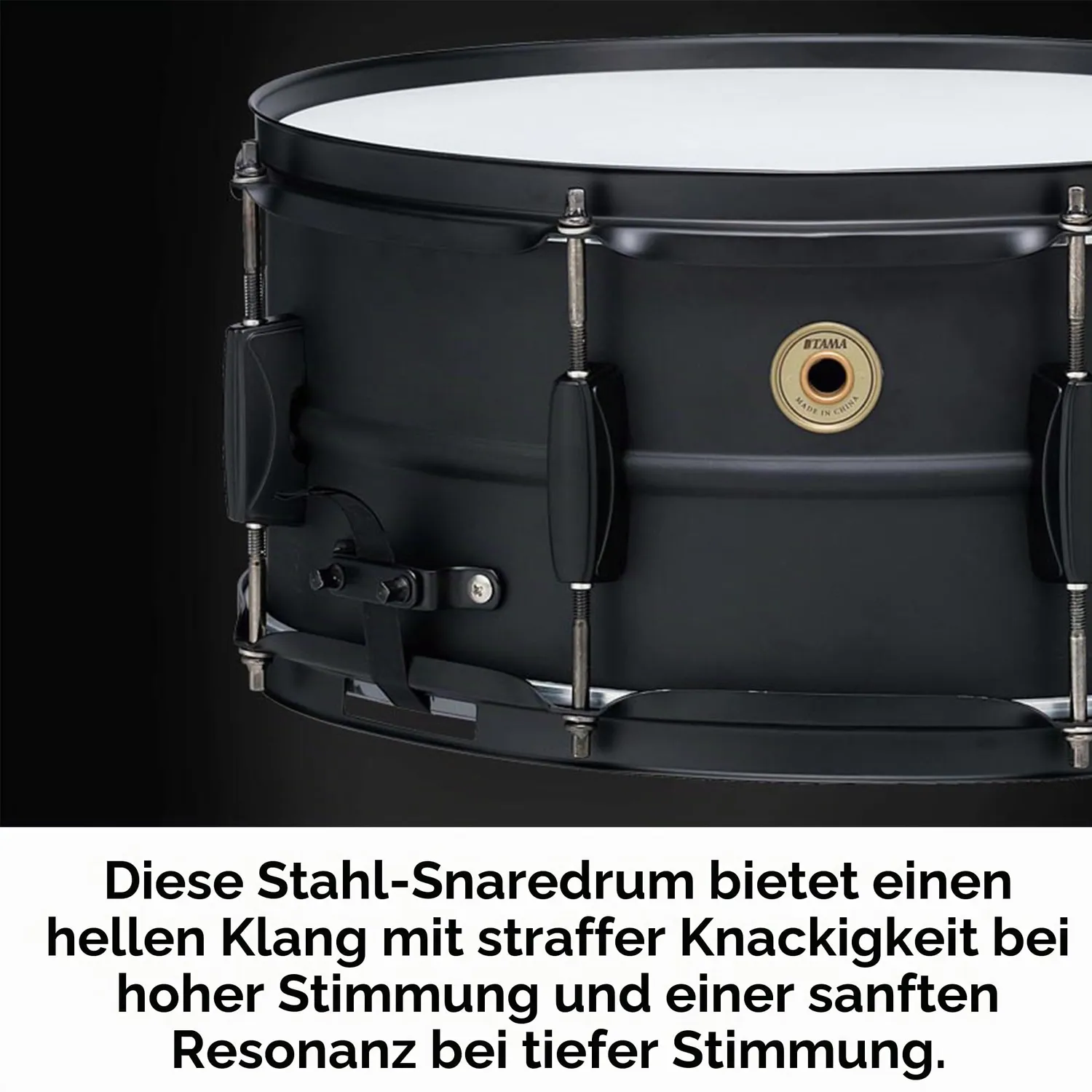 Tama Metalworks BST1465BK Snare Drum 14x6,5 Stahl schwarz
