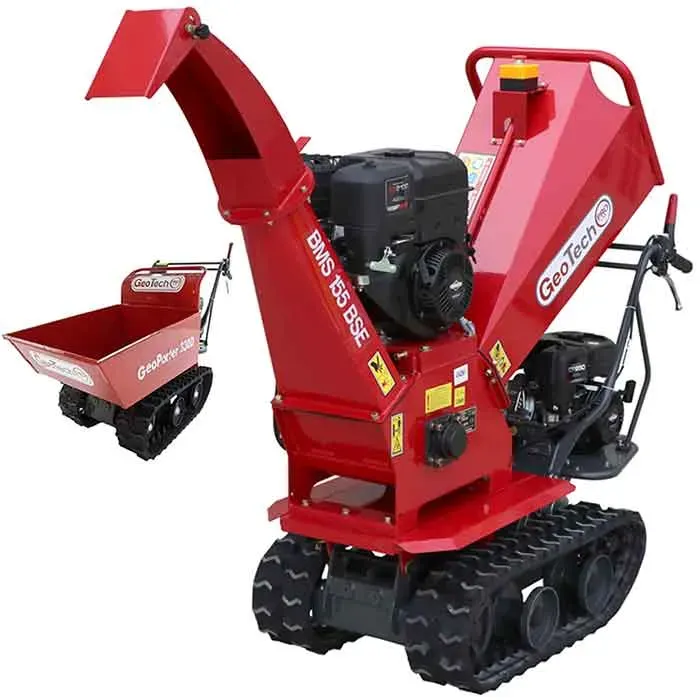GeoTech Pro BMS155 BS Raupenhäcksler 90 mm Briggs Stratton