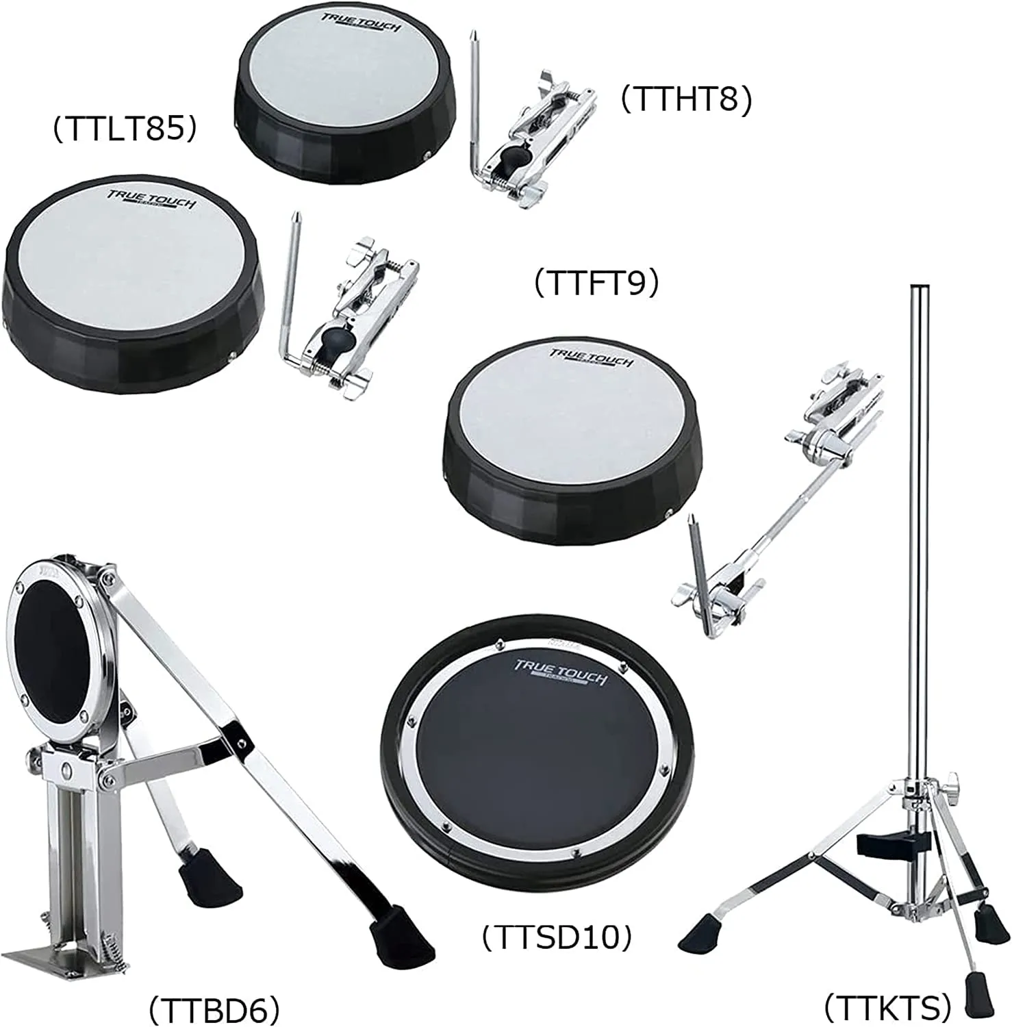 Tama True Touch TTK5S Übungs-Drumkit groß 5-teilig