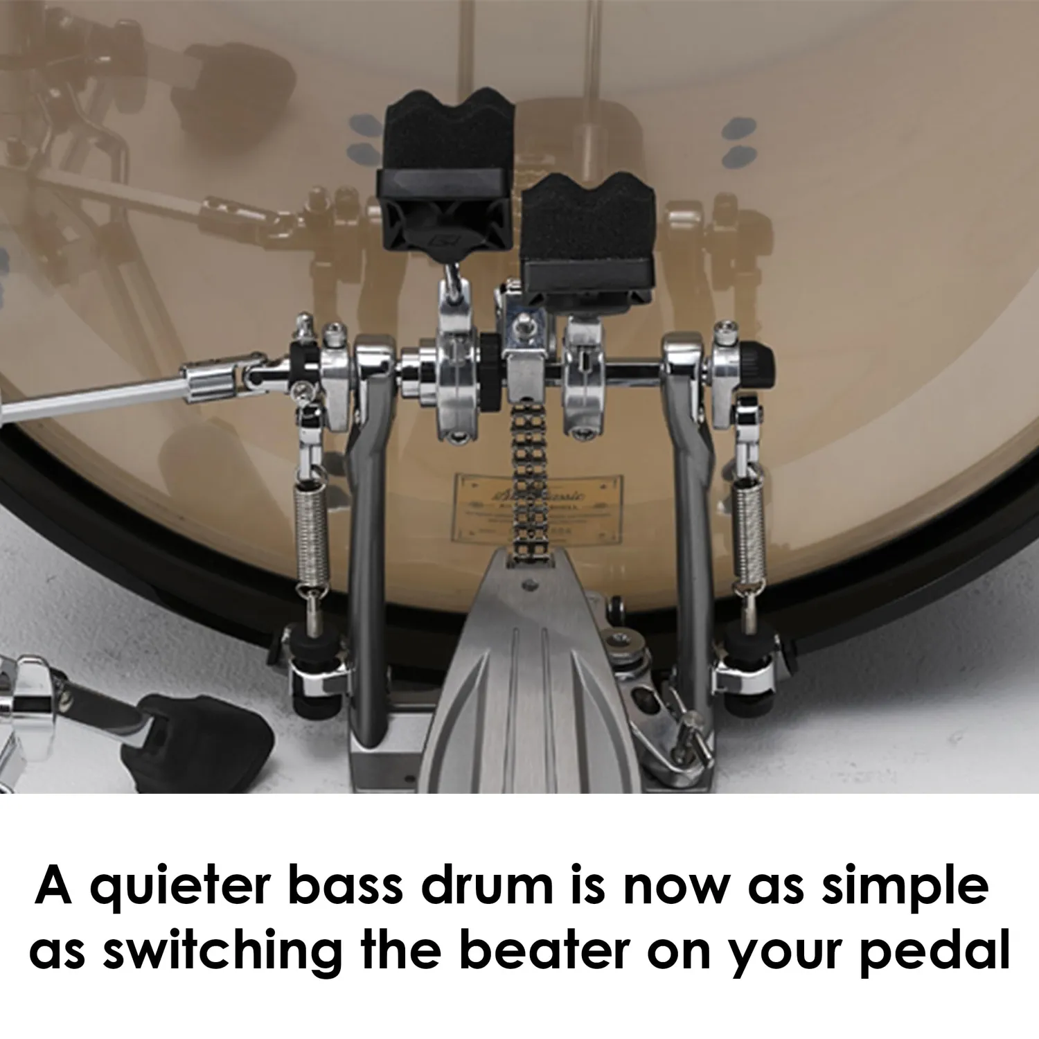Tama BSQ5S Soft Sound Beater halb Bassdrum leise
