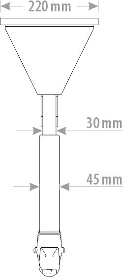 FK Machinery Reißhaken 3,5-6T Bagger Reißzahn