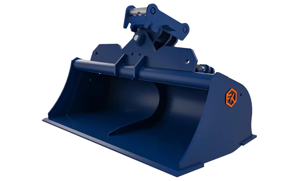 FK Machinery Duo Grabenlöffel schwenkbar 6-8,5T Baggerlöffel