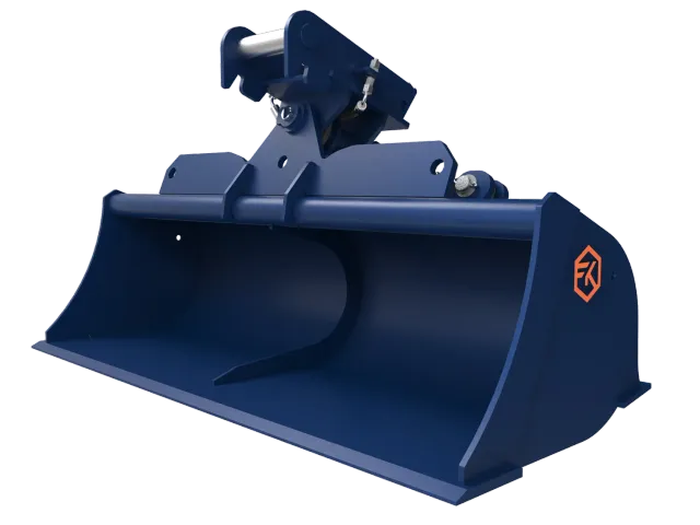 FK Machinery Duo Grabenräumlöffel 3,5-5T schwenkbar