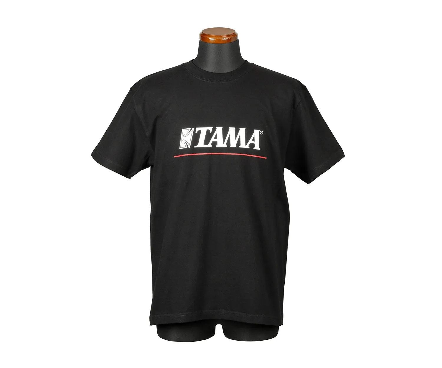 Tama Logo TAMT004L T-Shirt L schwarz mit roter Linie