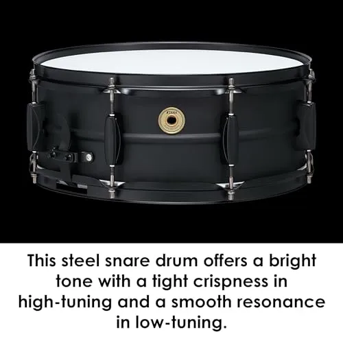 Tama Metalworks BST1455BK Snare Drum Stahl 14x5,5