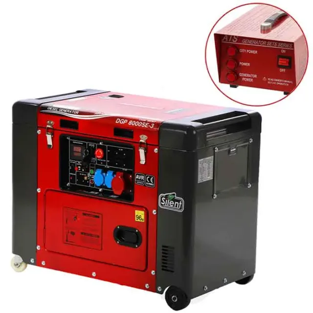 GeoTech Pro DGP8000SE-3 ATS Diesel Stromerzeuger 6 kW
