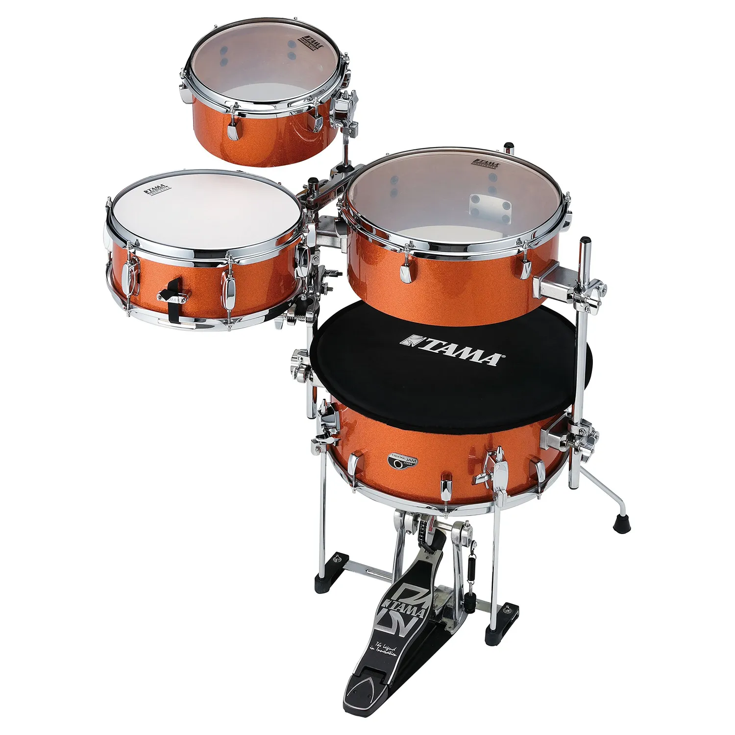 Tama Cocktail-JAM CJB46C Drumset Orange Sparkle 4-tlg