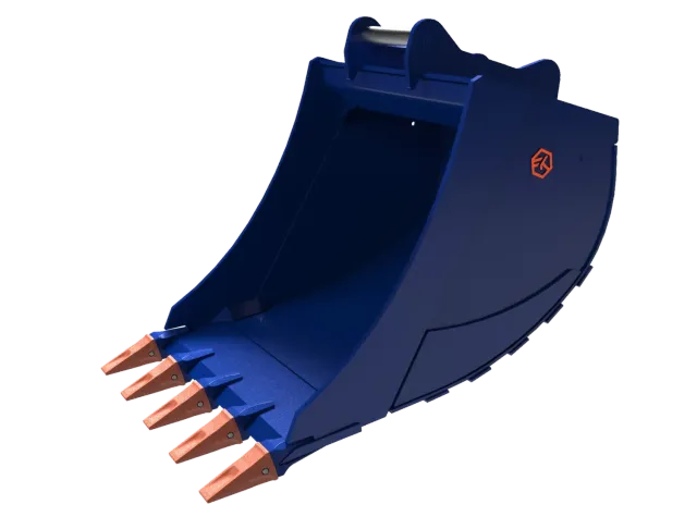 FK Machinery Tieflöffel 12-14T Baggerlöffel mit Zähnen
