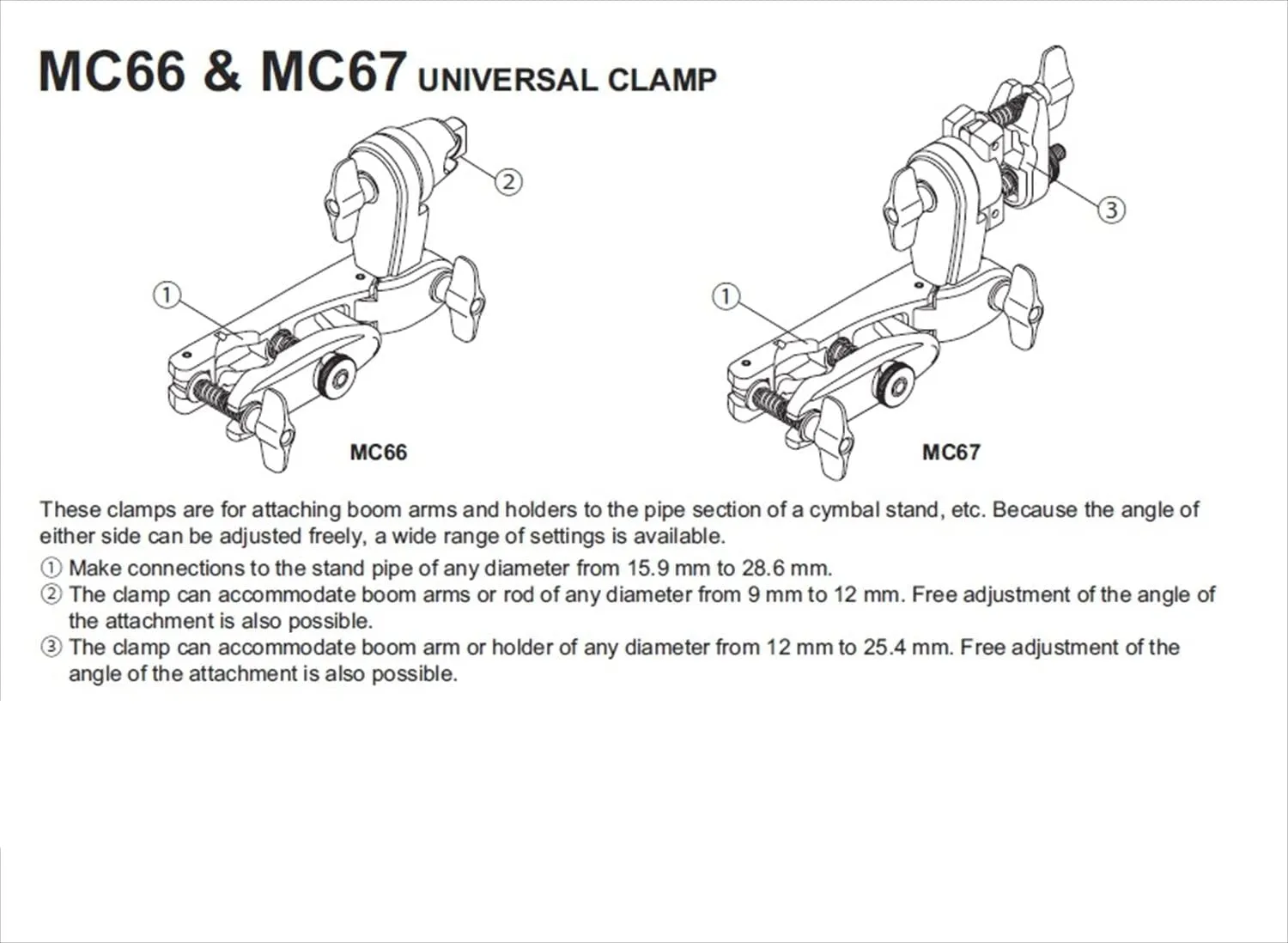 Tama MC66 Multiklammer FastClamp