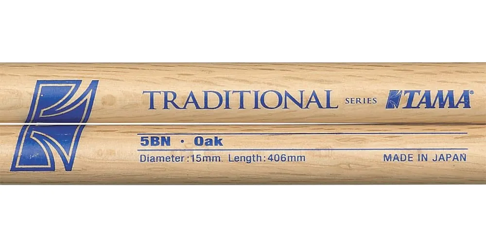 Tama Traditional O5BN Drumsticks Eiche Paar Nylon-Tip