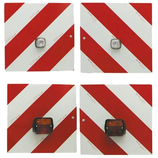 Quebag Warntafelsatz Einseitig 43785 Beleuchtet