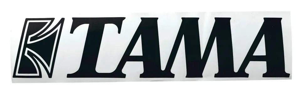 Tama TLS120BK Logo-Sticker 280x60 mm Schwarz
