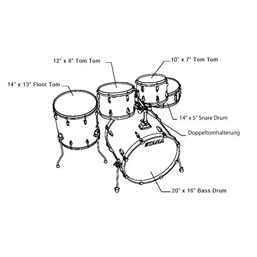 Tama Rhythm Mate RM50YH6-CCM Schlagzeug charcoal 5-teilig