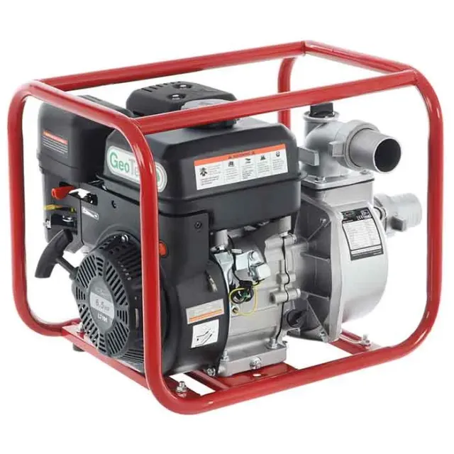 GeoTech Pro LP50V Benzin-Wasserpumpe 500 l/min 50 mm