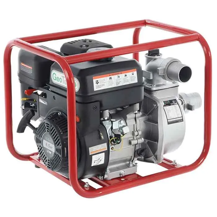 GeoTech Pro LP50V Benzinpumpe 500 L/min 50 mm