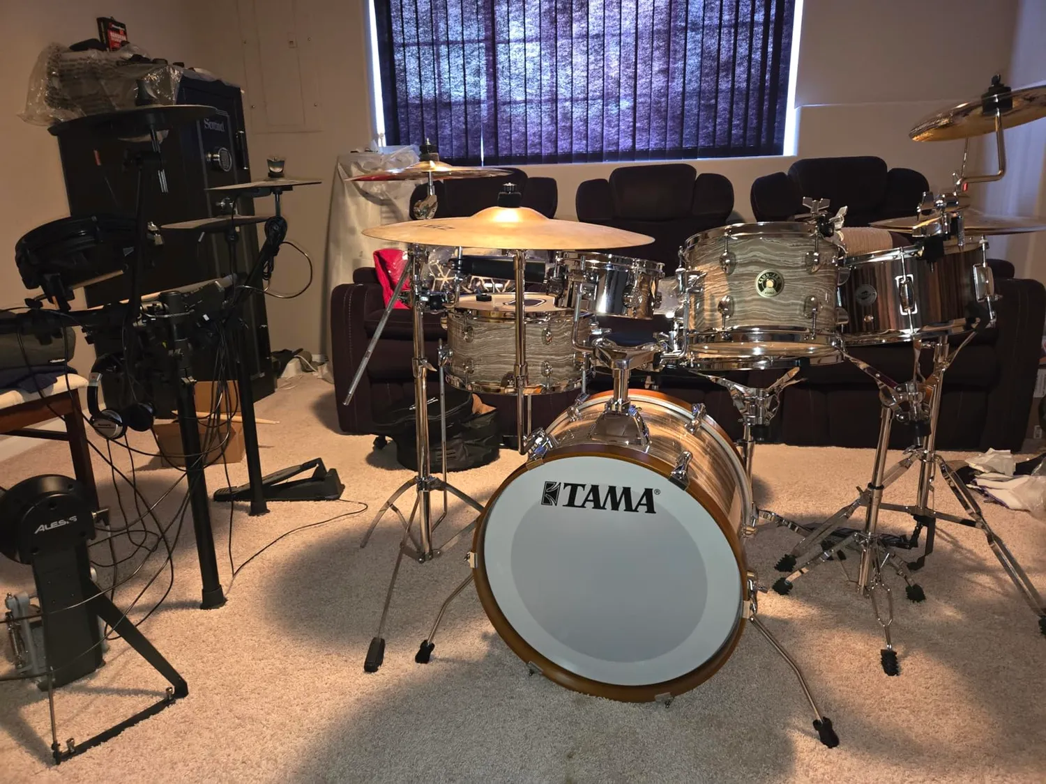 Tama Club-JAM LJK48S-CMW Schlagzeug-Set 4-tlg Creme-Marmor