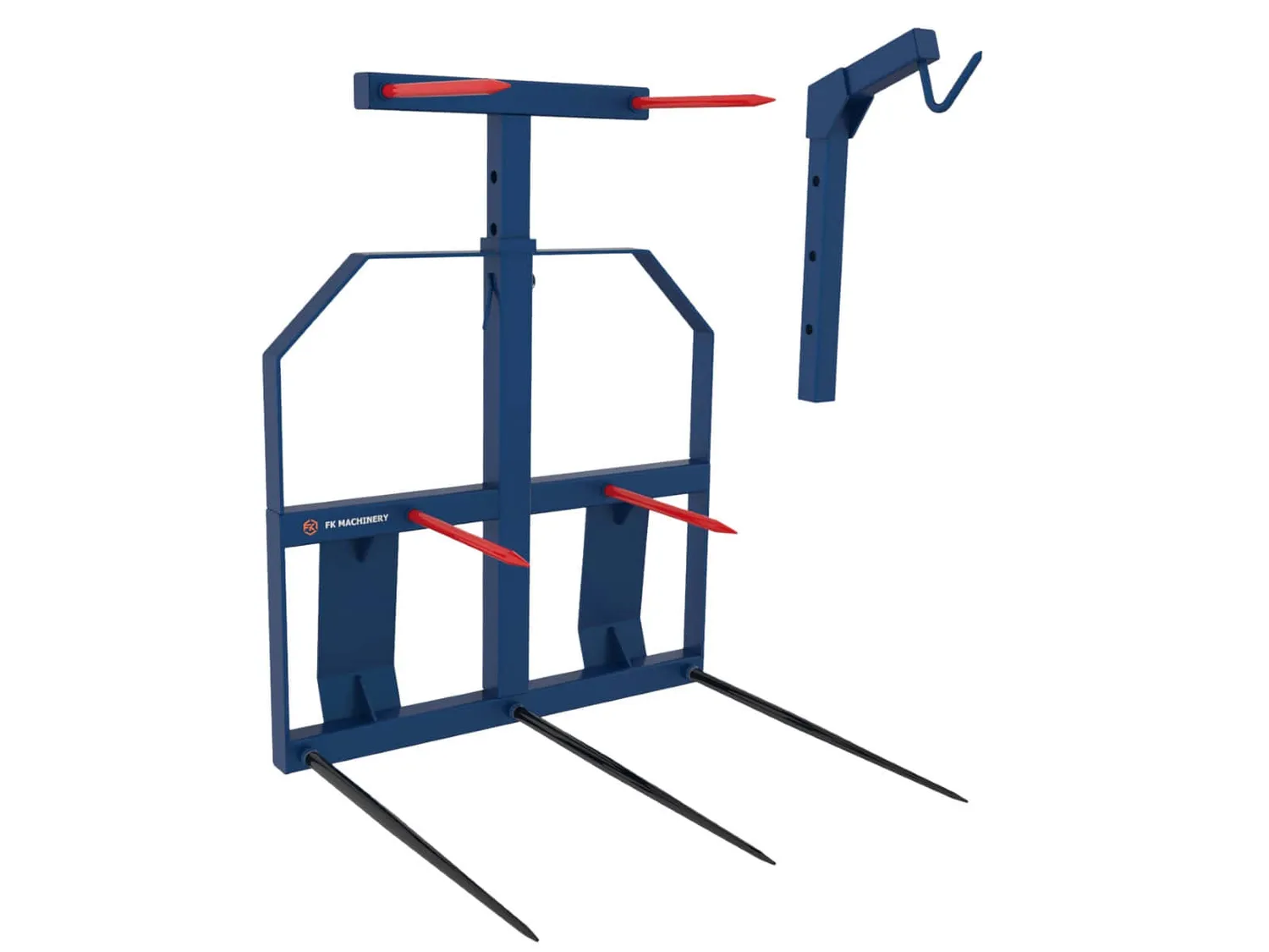 FK Machinery Ballengabel + Big-Bag-Haken Ballenspieß