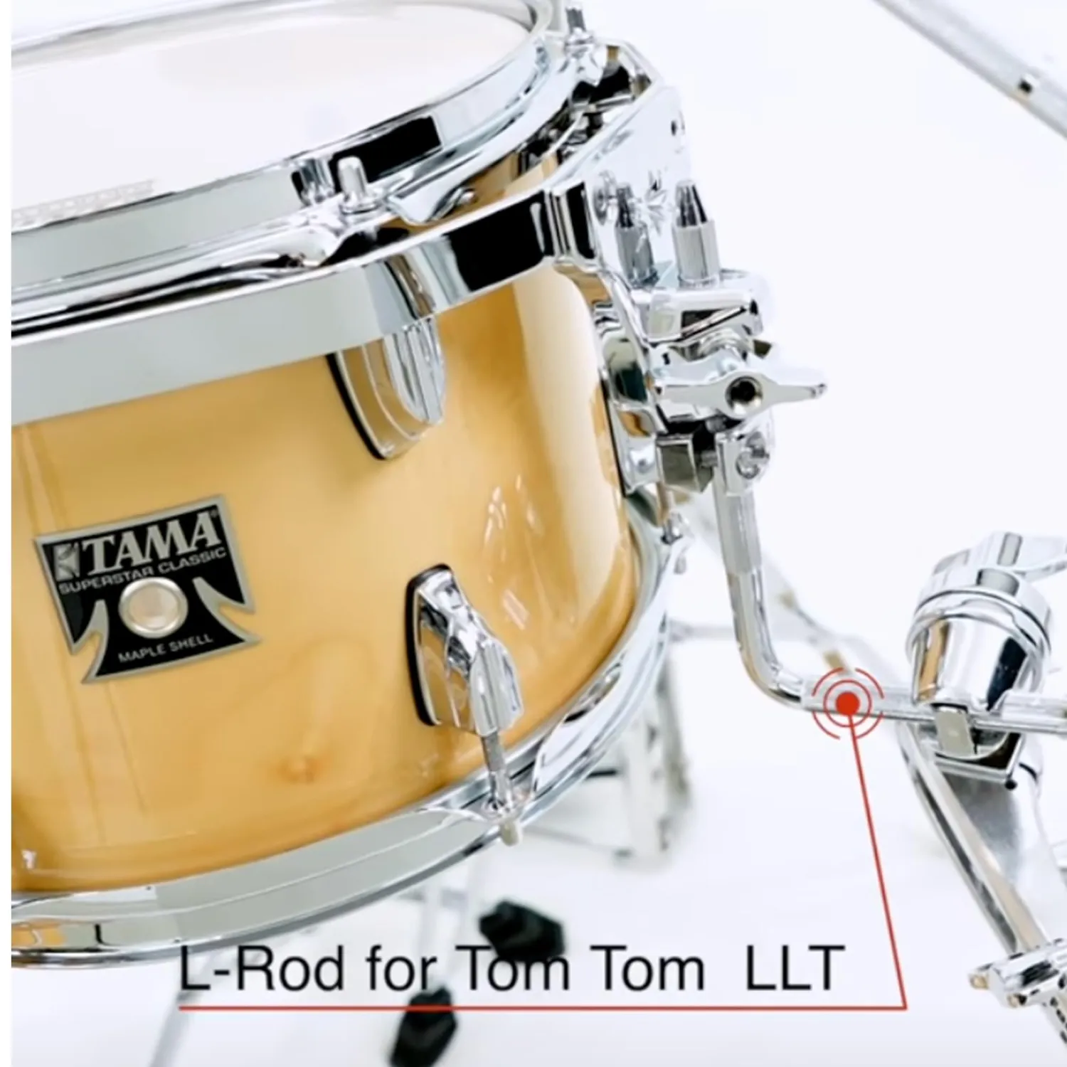Tama LLT L-Rod Tom-Halter 10,5 mm Chrom