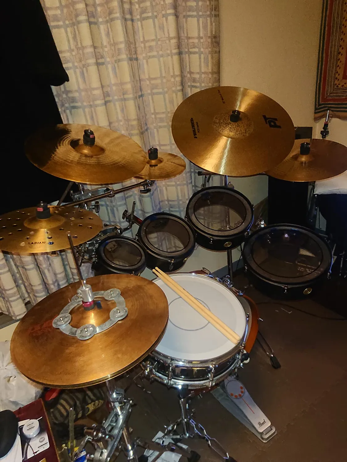 Tama MT68STBK Mini-Tymps 6"+8" Stahl schwarz