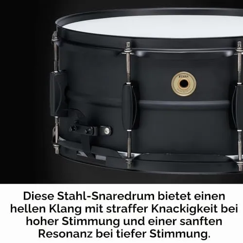 Tama Metalworks BST1465BK Snare Drum 14x6,5 Stahl schwarz