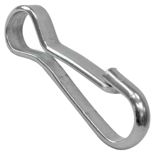 Quebag Simplexhaken Karabiner 80 mm verzinkt