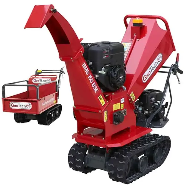 GeoTech Pro BMS155 BS Häcksler Raupen 90 mm B&S