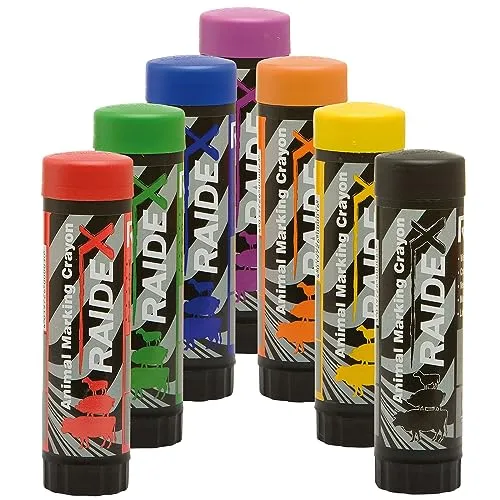 QUEBAG Viehzeichenstift-Set 7 Farben 60 g leuchtstark