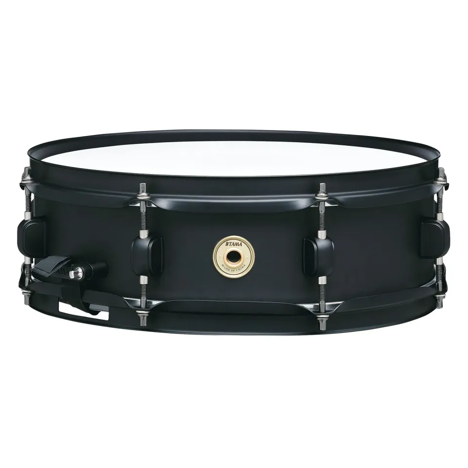 Tama Effect BST134BK Snare Drum 13x4 Zoll mattschwarz Stahl