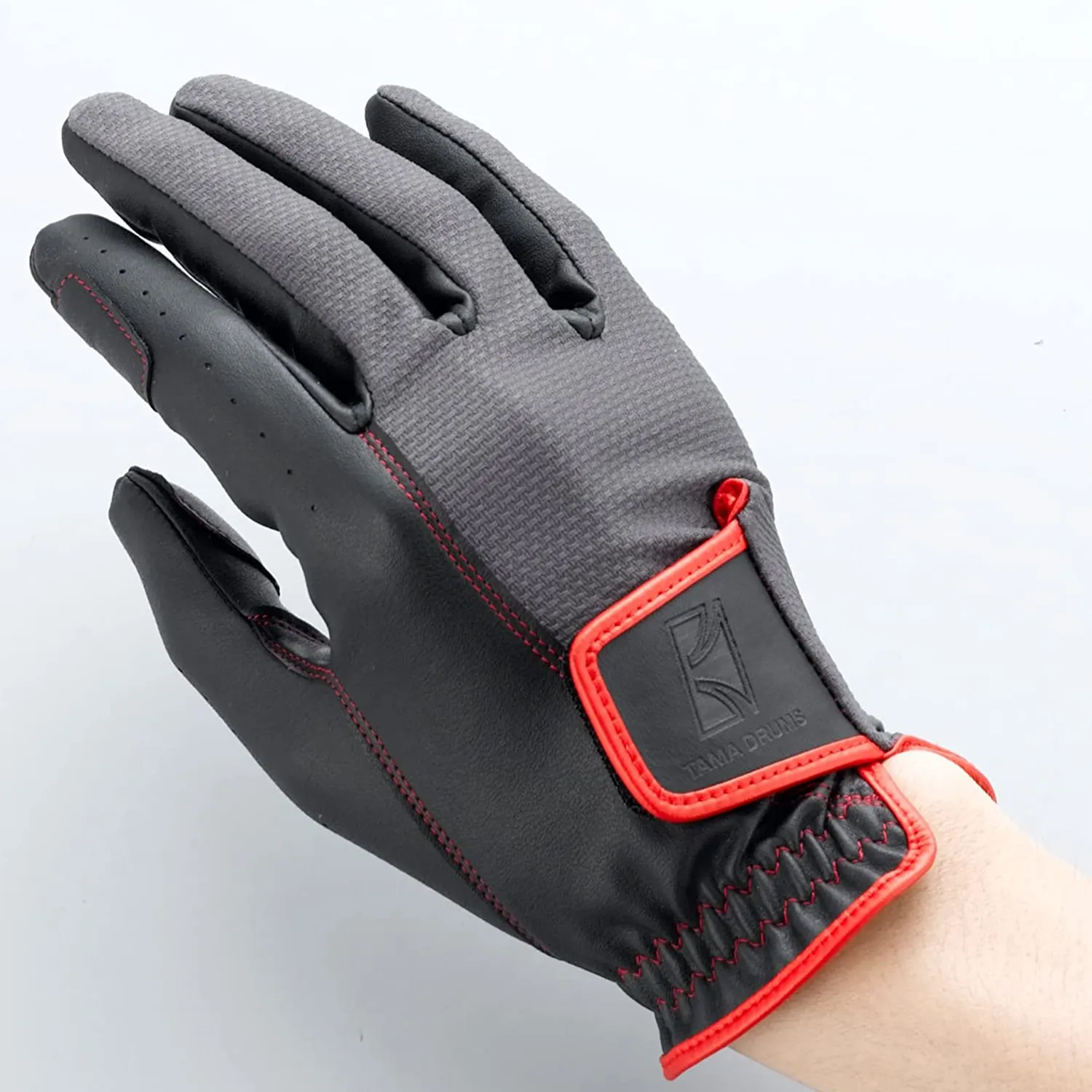 Tama TDG10BK Schlagzeug-Handschuhe Schwarz M rutschfest